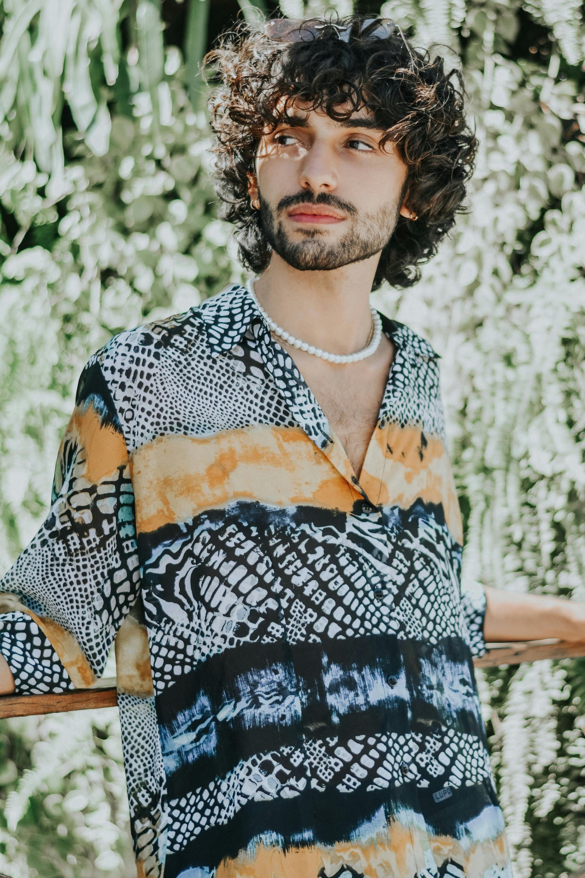 Printed Button Shirt